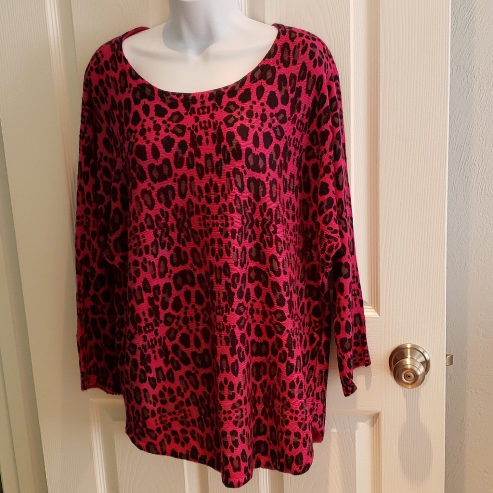 Design 365 leopard print sweater